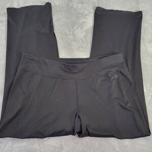 Danskin Women's Black Leggings XXL 20 Plus Size Joggers Semi Fitted BLA155E